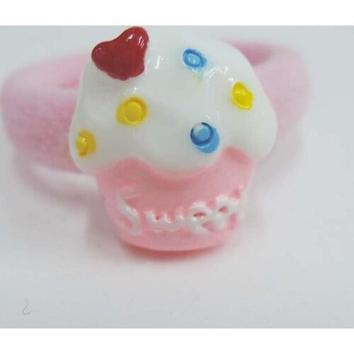 12 pcs/lot top fashion kids hairband with ice cream shape ,ice cream hair band for childrens