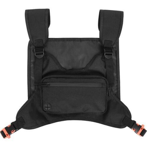 Fashionable Chest Front Bag Multipurpose Sport Backpack Nylon Chest Pouch Functional Package for Men Women