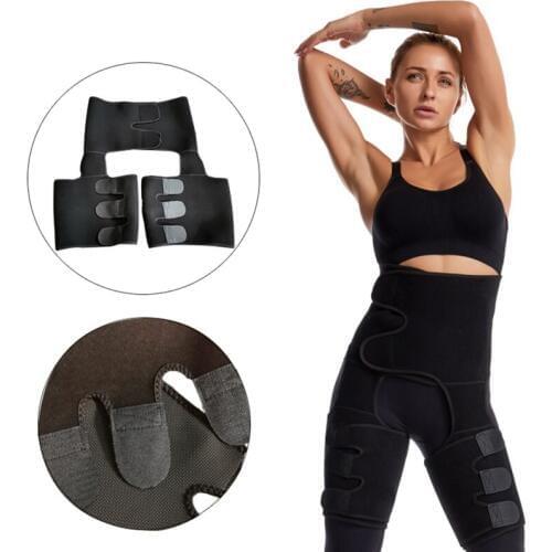 Neoprene Slim Thigh Trimmer Leg Shaper Slimming Leg Shaper Slimming Belt Waist Trainer Sweat Shapewear Fat Burning Compress Belt