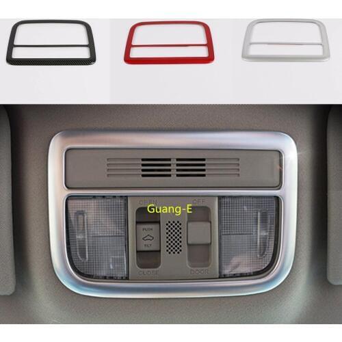 For Honda civic 10th sedan 2016 2017 2018 2019 Car ABS Chrome Front Inner Head Read Reading Switch Top Light Frame Trim