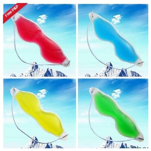 Relaxing Gel Eye Mask Cold Pack Warm Hot Heat Ice Cool Pad Puffiness Headache
