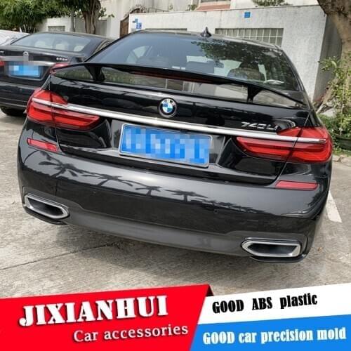 For BMW G12 Spoiler BMW 7 series G11 F01 730 740LI 750 760M Spoiler ABS plastic Material Car Rear Wing Color Rear Spoiler