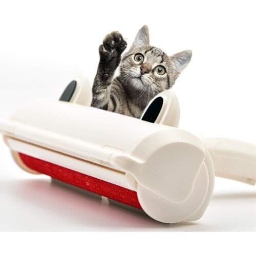 Pet Hair Remover Roller Dog Cat Fur Selfcleaning Base Reusable Efficient Removal Tool Perfect For Furniture Couch Carpet Car