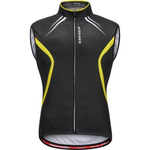 Reflective Sleeveless Cycling Vest Wind Coat Windbreaker Jacket Sportswear Outdoor Size M-3XL