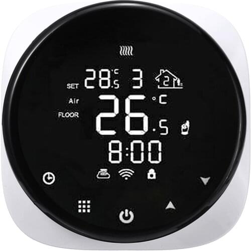 WiFi Smart Thermostat LCD Display Touch Screen for Electric Floor Heating Water/Gas Boiler Temperature Controller