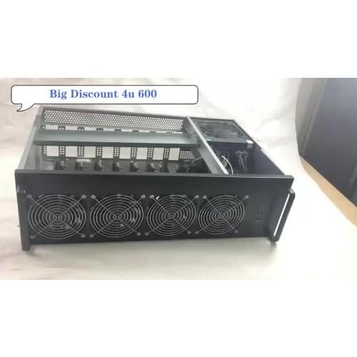 Ethereum mining for 8 graphics cards ,4U 612 miner chassis, GPU mining rig
