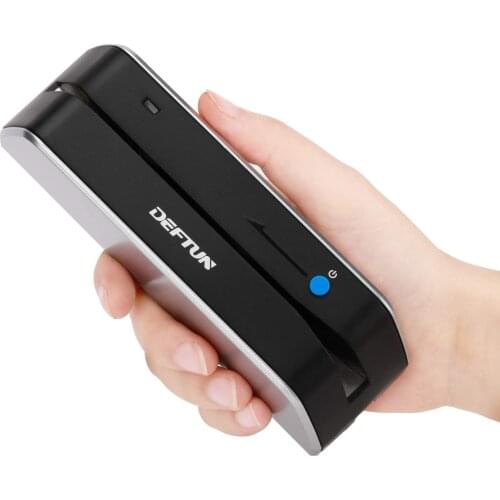 1Pcs Deftun MSR X6bt bluetooth USB magnetic card reader writer MSRX6BT compatible with msr605X msrx6 msr x6 1Pcs