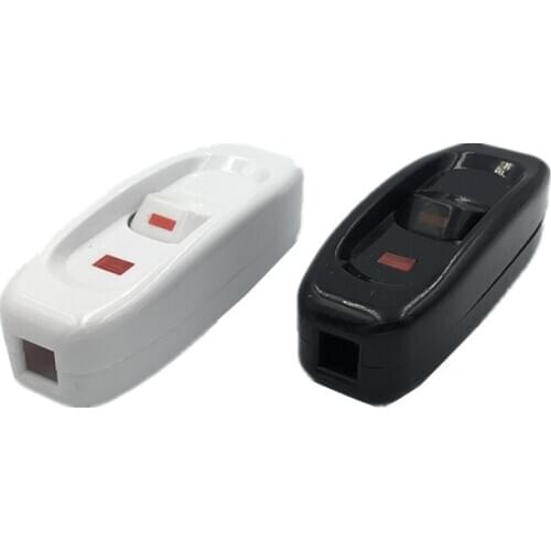 Pure Copper Inline Power Industrial Switch For Table Bedside Desk Lamp With LED Indicator Extension Cord Cable 110-250V 10A