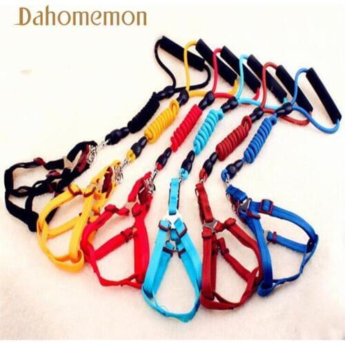 High Quality Dog Rope Dog Collar Trap Traction Rope Chest Breast Harnesses walk the dog Pet For Medium Large Dogs