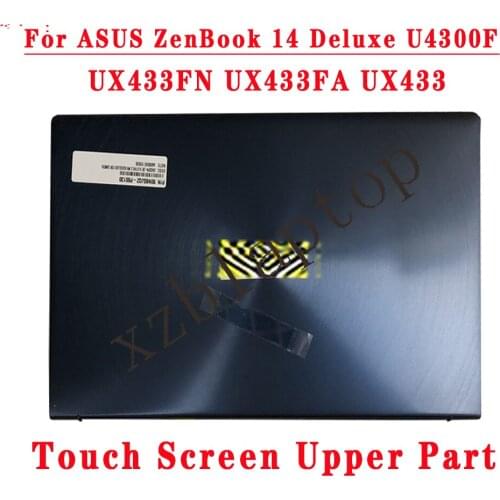 For ASUS ZenBook 14 Deluxe U4300F UX433FN UX433FA UX433 LCD screen assembly Upper Part of laptop 14'' 1920X1080 IPS LCD