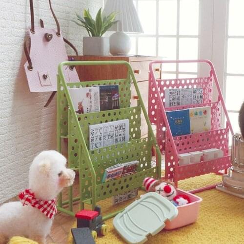 1PCS 1/12 Scale Miniature Dollhouse Newspaper Stand Magazine Book Rack Furniture for OB11 Doll House Decor Accessories