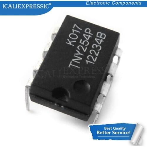 10PCS TNY254PN DIP8 TNY254P DIP TNY254 254PN DIP-8 IC