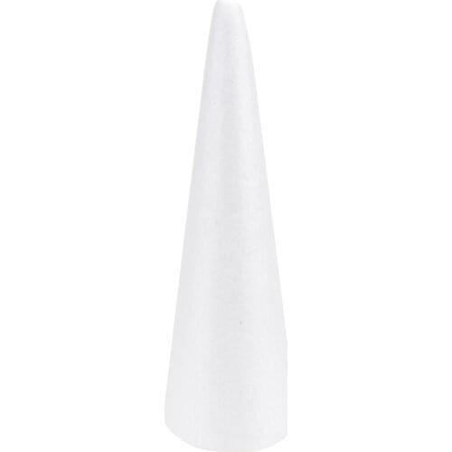 30cm White DIY Cone Children Craft Cone Accessories for Home Craft Christmas