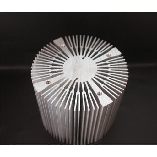Aluminium 90*80mm Round Shape Heatsink for 100W High Power LED Bead Surface inner 4 Holes