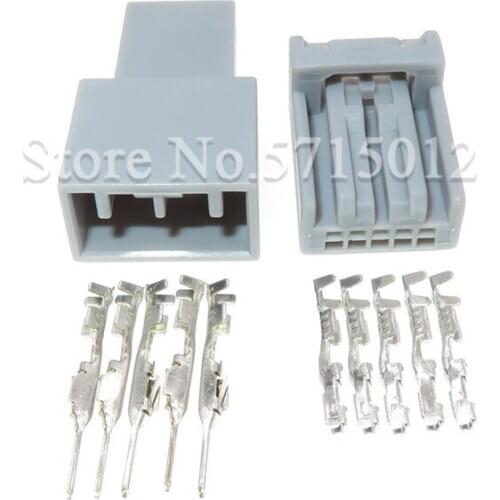 5 Hole MX34005SF1 Auto Window Lifter Sockets Burglar Alarm Connector Female Male For Honda VW