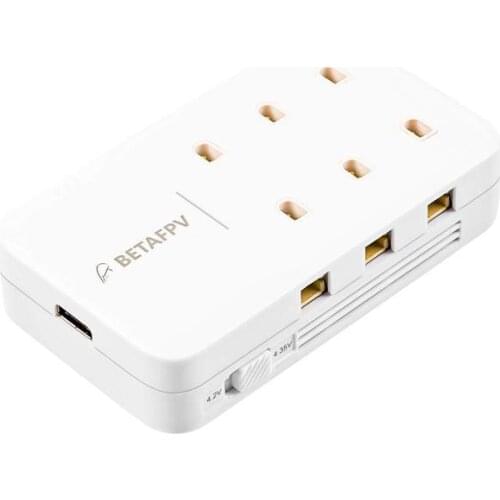 BETAFPV 6 Ports 1S Battery Charger BT2.0 PH2.0 LiHV 4.35V for RC FPV Racing Freestyle Tinywhoop Drones DIY Parts