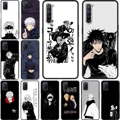 Anime Jujutsu Kaisen Silicone Soft TPU Phone Case For Oppo A52 A9 2020 Find X2 X2Lite A53 Reno3 Pro Ace A7 Cover Coque Fundas