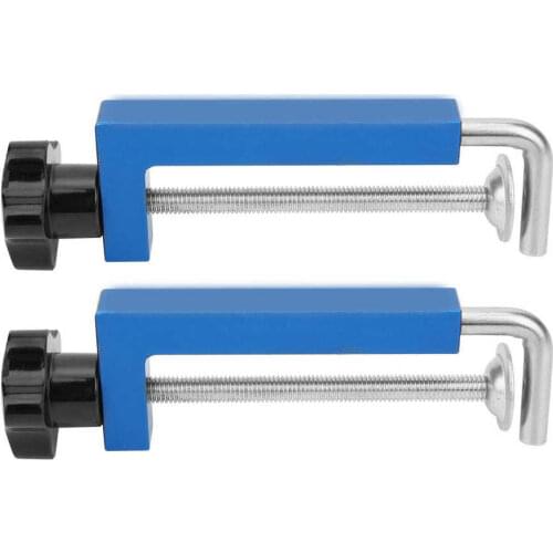 2pcs 120mm Aluminum Alloy Flexible Fence Clamp for DIY Carpenter Woodworking Clamps Hardware Tools