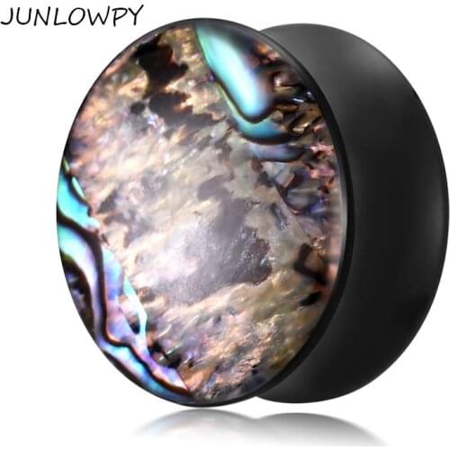 JUNLOWPY Acrylic Tunnel Ear Stretcher Plugs Piercing Earring Gauge Expander Tunnels Piercing Cartilage Body Jewelry 70pcs 8-20mm