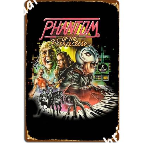 Phantom Of The Paradise Metal Signs Cinema Garage Bar Cave Designing Painting Décor Tin sign Posters