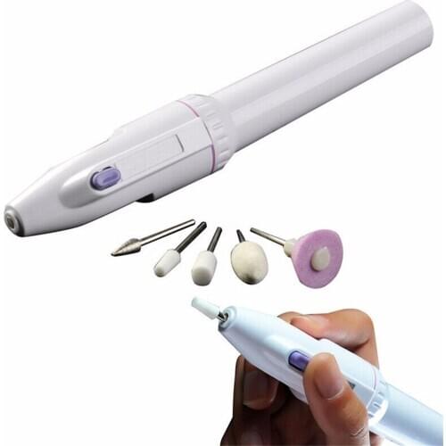 Upscale 5 In 1 Manicure Combination Nail Trimming Kit Electric Salon Shaper Pedicure Polish Tool New Multifunctional Nail Art