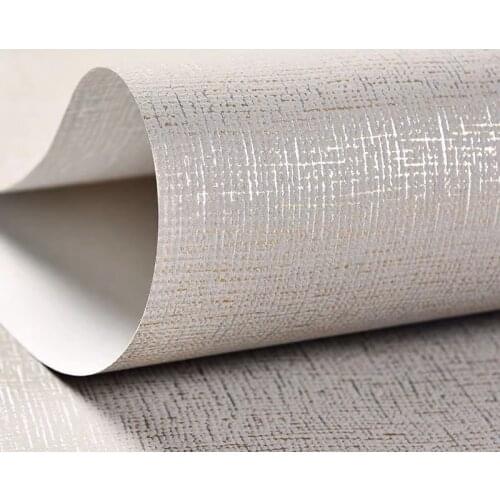 Nordic High-grade Linen Plain Wallpaper Non-woven Bedroom Living Room Wallpapers Modern Simple Solid Color Textile Wall Covering