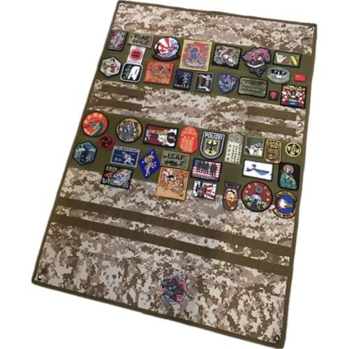 Patch Velcro EDC Tool Storage Wall Board Tactical Armband Poster Cloth Nylon Hanging Background DIY Finishing Display With Loop