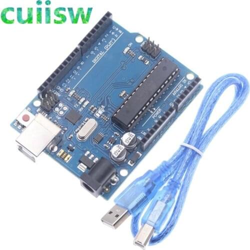 UNO R3 for arduino MEGA328P ATMEGA16U2 1PCS UNO R3 Development board + 1PCS cables
