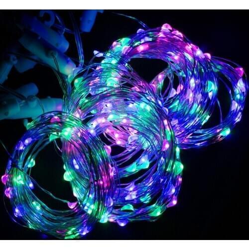 Waterproof Wedding Fairy Lamp with Remote Voice Control LED Curtain Light String Wedding Home Indoor Decoration