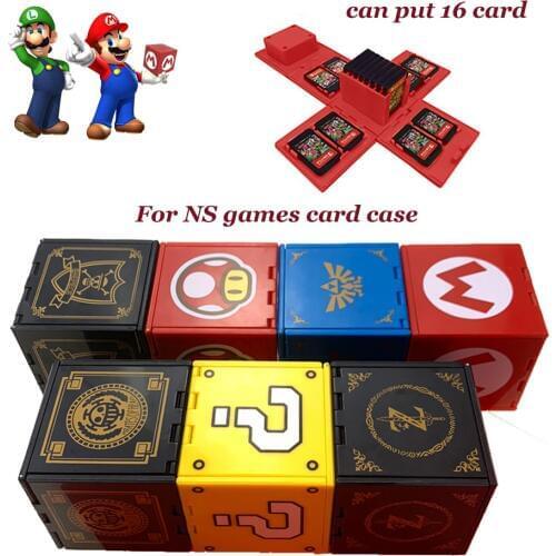 16 in 1 Game Cards Case For Nintend Switch Shockproof Hard Shell Storage Box For Nintend Switch NS Accessories Game Card box