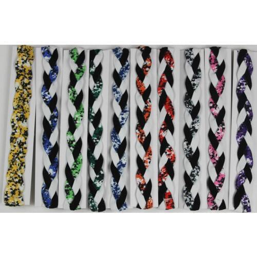 3 rope camo Braided Headband sports baseball mini headband for women and men digital camo headband