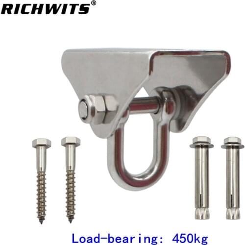 450KG Heavy Duty Outdoor Indoor Baby Children Hammock Swing Chair Hanging Kit Sandbag Yoga Fitness Hammock Hardwares