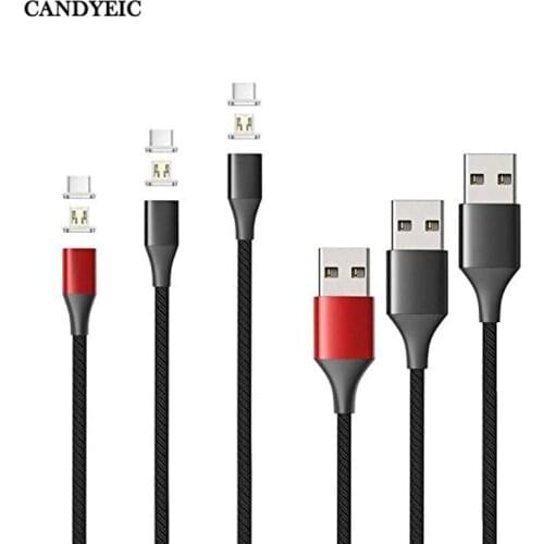 CANDYEIC USB C Chargers Magnetic Cable for Samsung Galaxy A9s A9(2018) SM-A920 Charging Cable Type C usb c magnetic