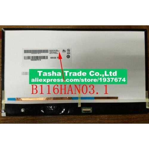 For TABLET SAMSUNG XE700T1C AUO AU Optronics B116HAN03.1 Laptop LCD Screen FHD IPS MATTE