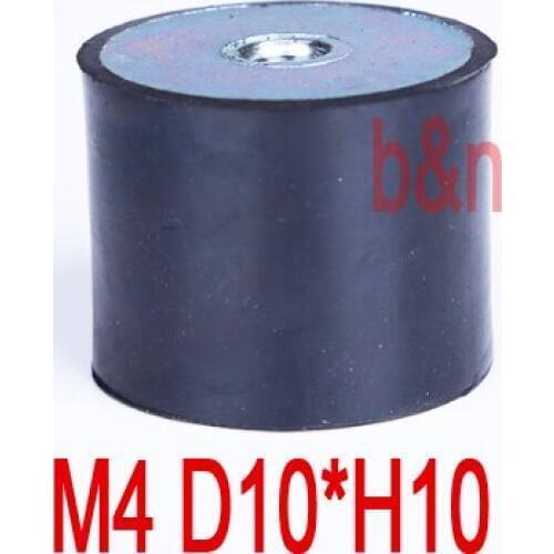 M4 thread D10*H10 DD rubber damper internal thread rubber mounting shock pad Buffer absorption screw Shock absorption column