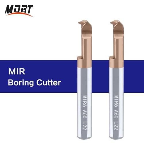 MIR Boring Tool Turning Lathe Thread Cutter Tungsten Carbide Alloy Grooving Bar Mini Internal Lathe Turing Tool
