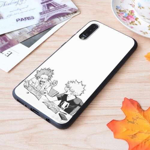 Kiribaku Bakushima Print Soft Silicone Matt Case For Samsung Galaxy S Note and Galaxy A