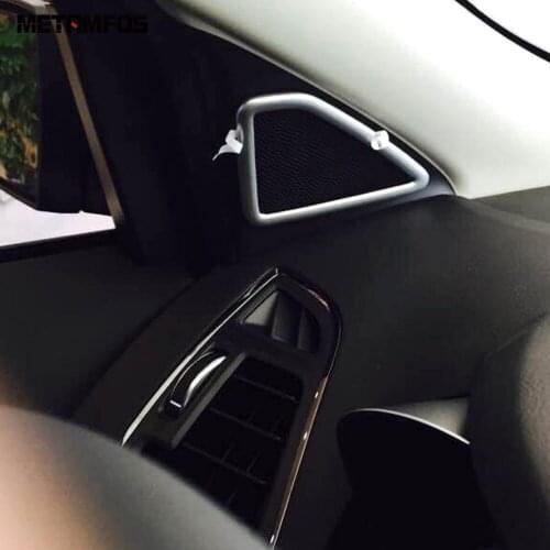 For Ford Kuga Escape 2017 2018 Window Inner A Pillar Loudspeaker Audio Speaker Cover Trim Matte Interior Accessories Car Styling
