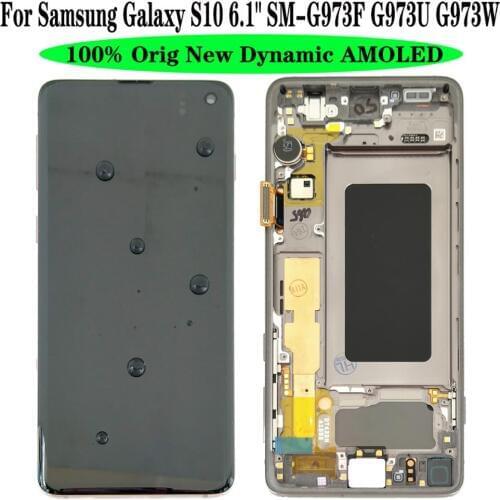 Shyueda Orig New 6.1" For Samsung Galaxy S10 SM-G973F SM-G973U SM-G973W LCD Display Touch Screen Digitizer