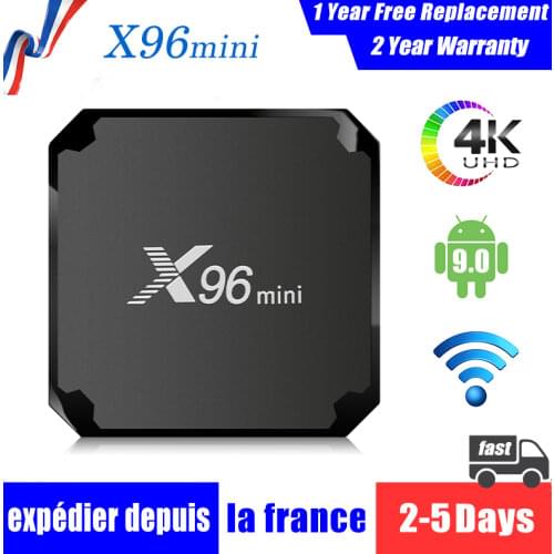 Best IPTV BOX x96 mini qhdtv android 9.0 Smart tv box 4K Amlogic S905W 1G 8G 2G 16G smart ip tv set top boxes ship from france