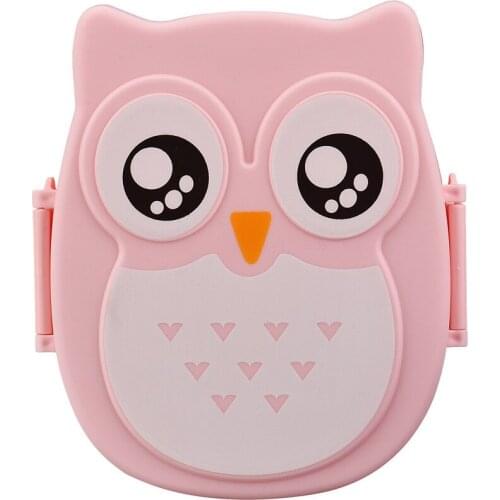 Owl Lunch Box Food Container Storage Box Portable Bento Box Yellow Multifunctional Portable Lunch Bag Outdoor Camping