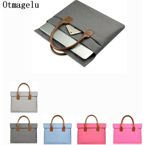 11 12 13 14 15.6 Inch Laptop Bag Sleeve For Macbook Air Pro Dell Asus Xiaomi Surface Notebook Bag Laptop Case Women Men Handbag
