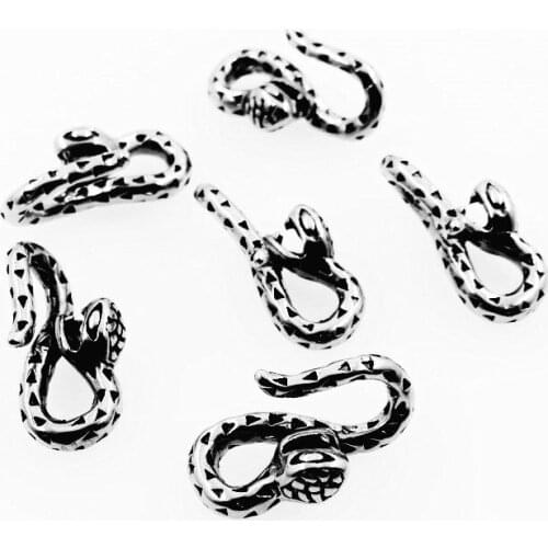 Snake Connector For DIY Bracelet & Necklace Fashion Accessories Stainless Steel Findings