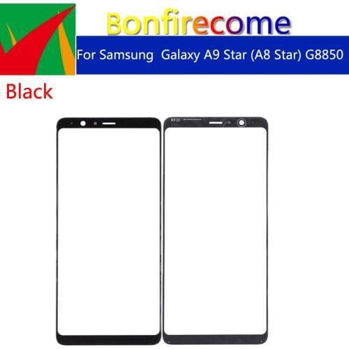 10pcs\lot Touchscreen For Samsung Galaxy A9 Star SM-G8850 G8850 Front Outer Glass Touch Screen Lens Replacement 6.3 inch