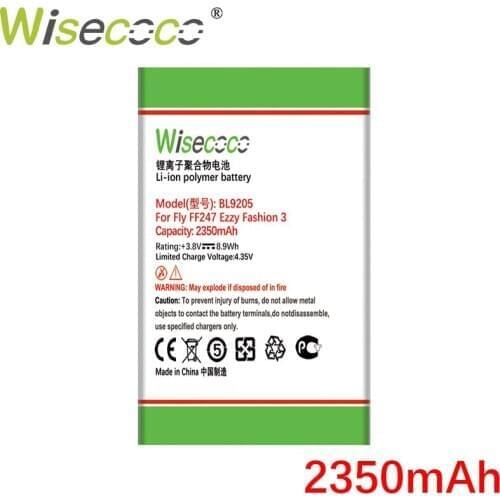 Wisecoco BL9205 2350mAh Battery For FLY FF247 Ezzy Trendy 3 phone In Stock High quality