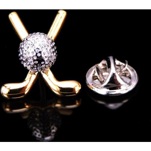 High quality golf Brooch New Fashion Jewelry Pin mens and womens shirt hat scarf suit LAPEL BADGE PIN gift