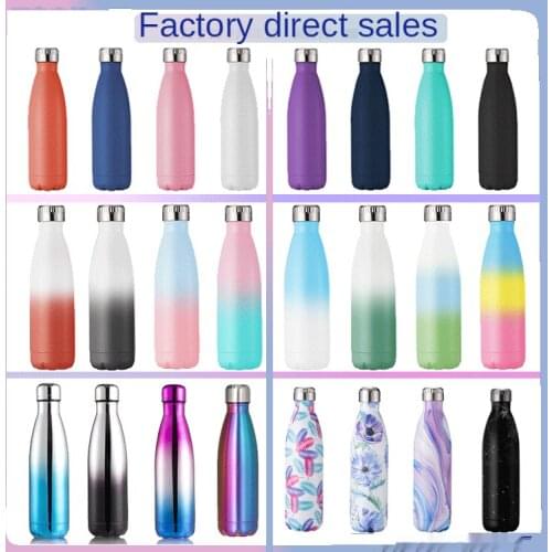 Water Bottle Stainless Steel Thermos Coke Bottle Shape Vacuum Thermos Cup Keep Hot and Cold Insulated Vacuum Flask for Sport