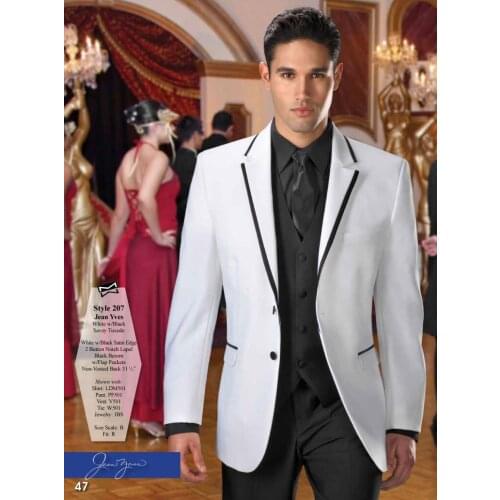 Black Vest Pant Tie Silver Jacket Notch Lapel Two Buttons Fashion Men Suits Costume Made 2016Best Selling High Quality SlimTerno