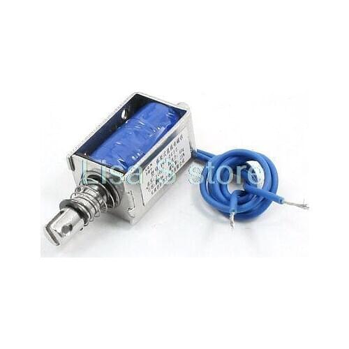 DC12V 10mm Stroke 40g Force Open Frame Solenoid Electromagnet XRN-0630