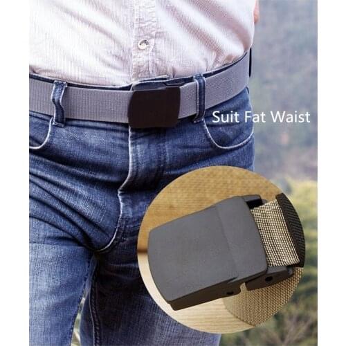 Handsome Cool Mens Fashion Practical Tactical Military Nylon Buckle Waist Belt Waistband